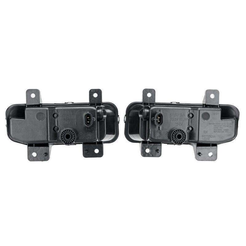 For Dodge RAM 1500 2500 3500 2020-2022 LED Front Bumper Fog Light Lamps Pair