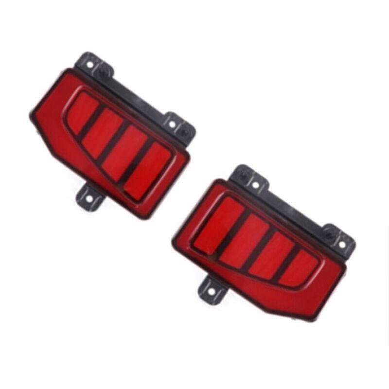 2x Rear Fog&amp;Brake Taillight Bumper Reflector Light For Jeep Gladiator 2019-2022