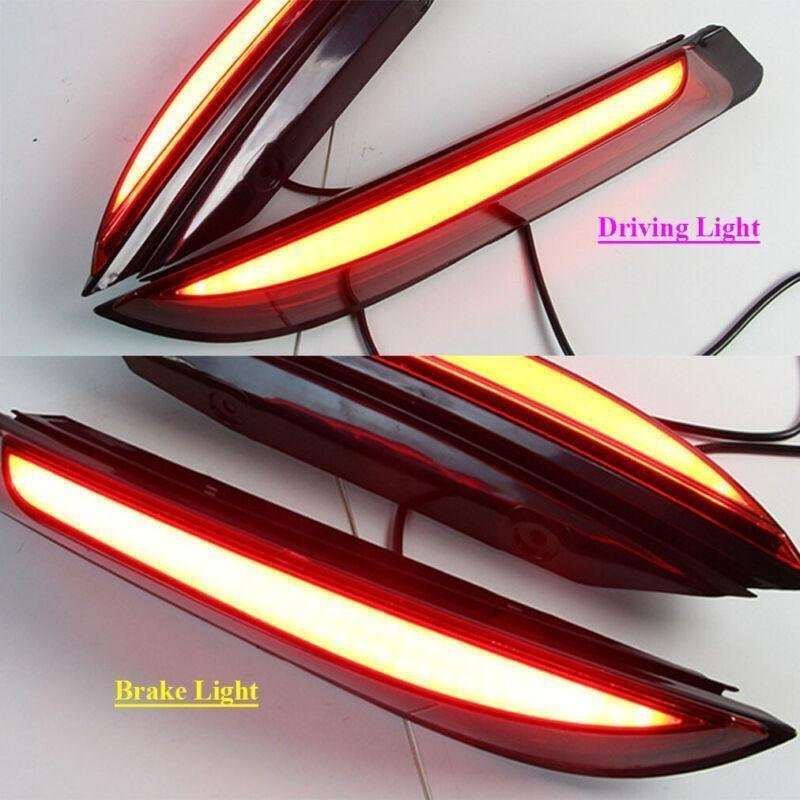 Rear Window Column Tail Brake Light Lamp For Ford Everest 2016-2019 Pair A