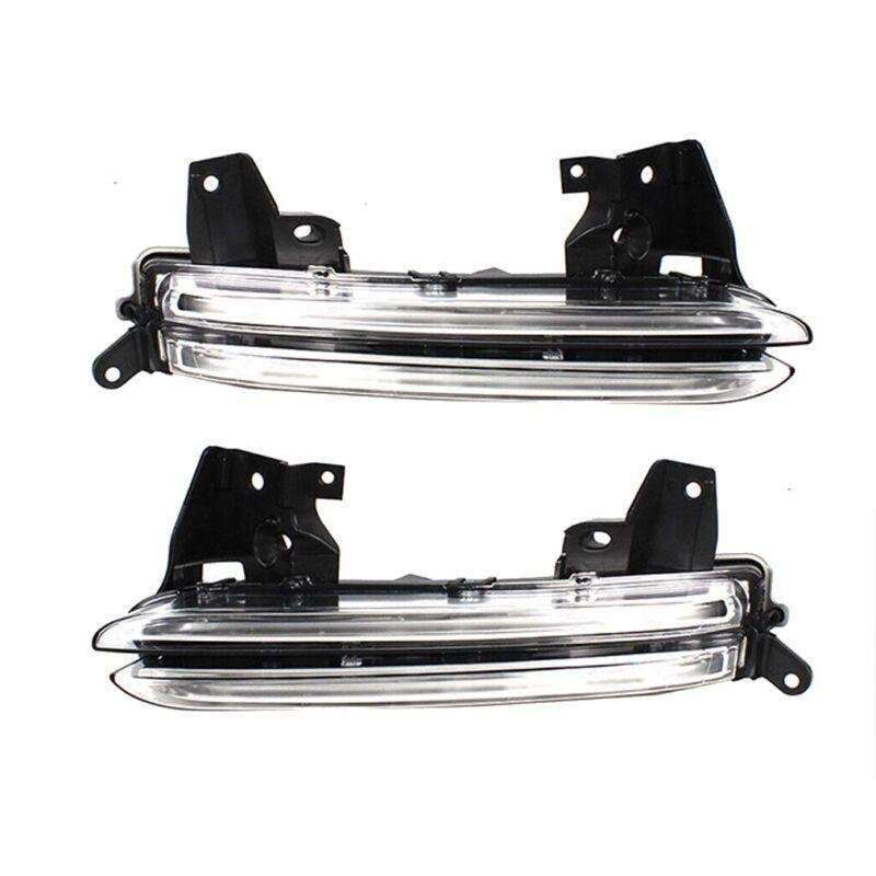 Front Fog Light Driving LED DRL Lamp For Porsche Panamera 2014-2017 GTS Pair