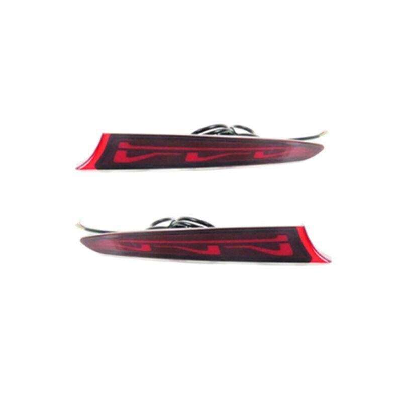2x Rear Brake Taillight Bumper Reflector Lights For Chevrolet Monza RS 2019-24