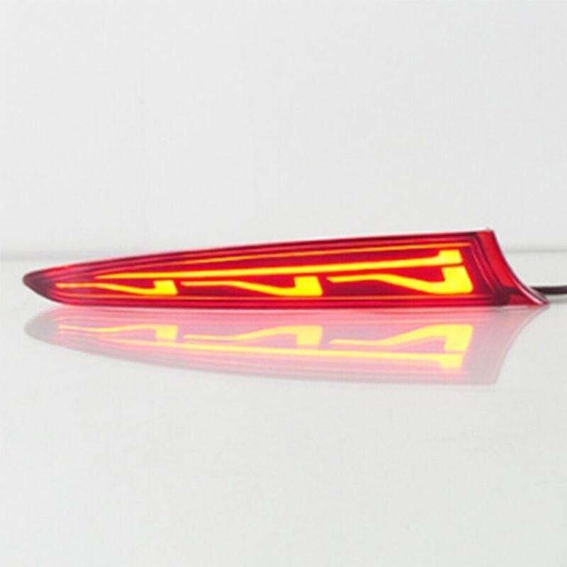 2x Rear Brake Taillight Bumper Reflector Lights For Chevrolet Monza RS 2019-24