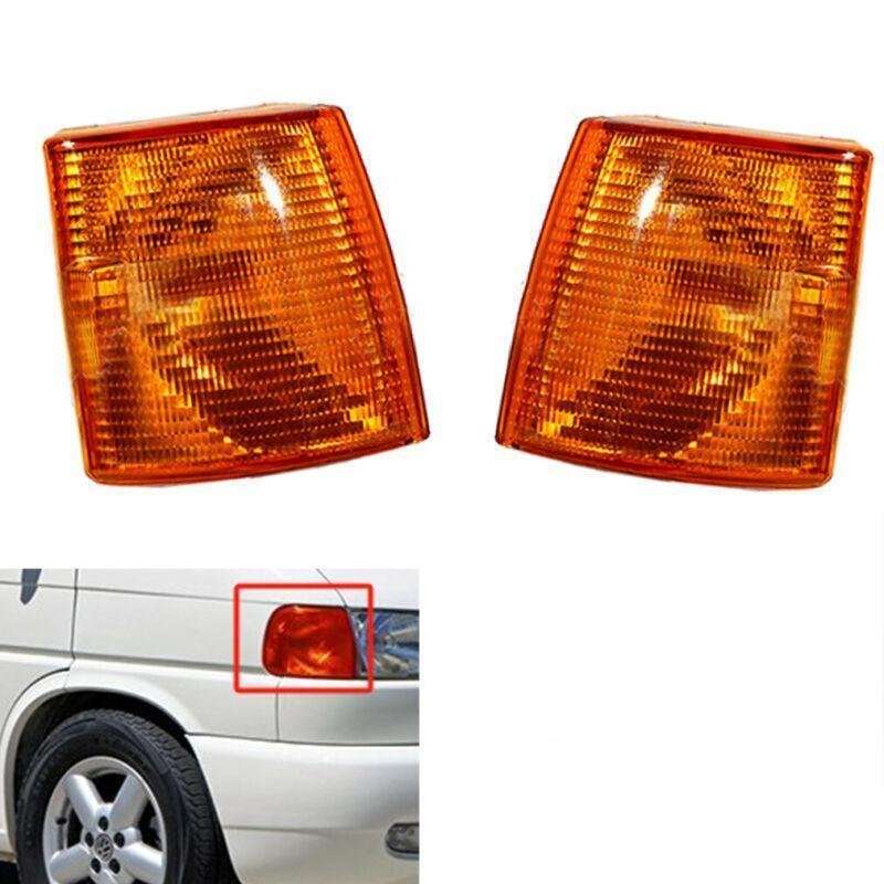 Pair Corner Lamp Shell Front Indicator Light For VW Transporter T4 1990-2004