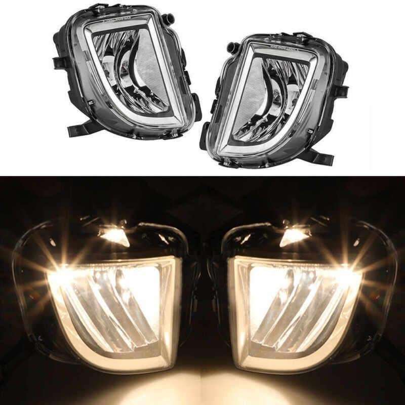 For VW Volkswagen Jetta GLI 2012-2015 Fog Lights Front Bumper Driving Lamp Pair