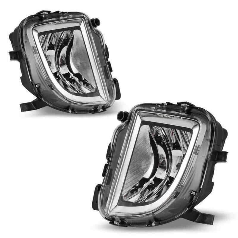 For VW Volkswagen Jetta GLI 2012-2015 Fog Lights Front Bumper Driving Lamp Pair