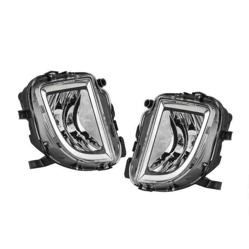 For VW Volkswagen Jetta GLI 2012-2015 Fog Lights Front Bumper Driving Lamp Pair