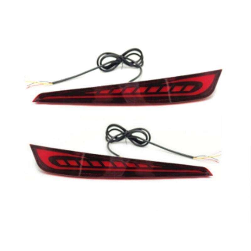 Rear Fog&amp;Brake Taillight Bumper Reflector Light For Hyundai I20 2020-2021 Pair