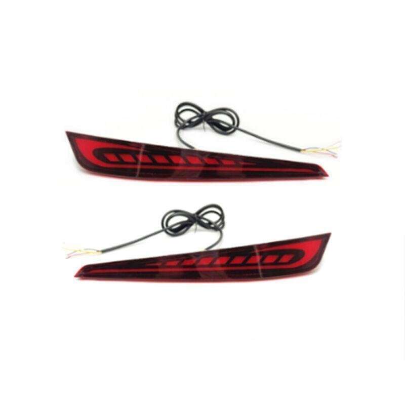 Rear Fog&amp;Brake Taillight Bumper Reflector Light For Hyundai I20 2020-2021 Pair