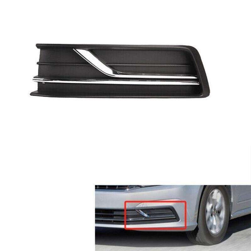 1x Front Bumper Fog Light Grille Cover For Volkswagen VW Passat 16-19 Left Side