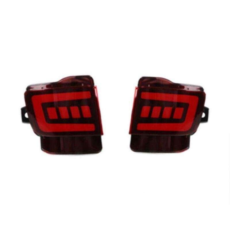 Red Rear Taillight Bumper Reflector Light For Toyota Land Cruiser 16-20 Pair B