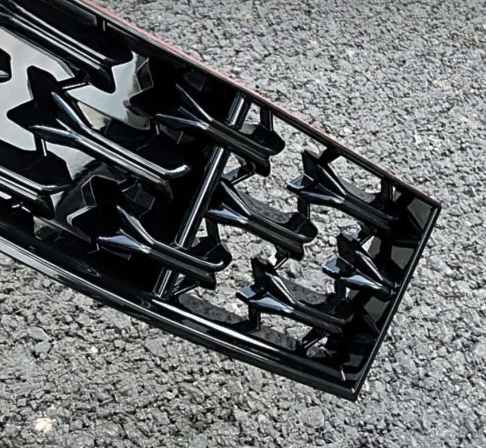 For 22-2023 Mazda CX-5 Black Front Bumper bottom Grill Grille panel cover 2PCS