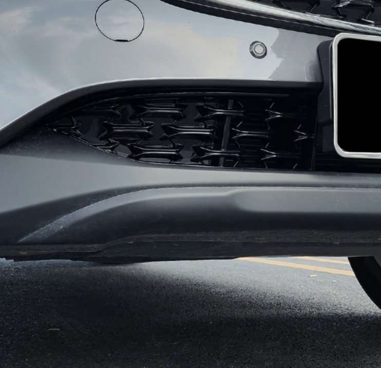 For 22-2023 Mazda CX-5 Black Front Bumper bottom Grill Grille panel cover 2PCS