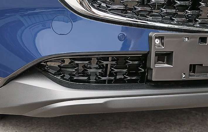 For 22-2023 Mazda CX-5 Black Front Bumper bottom Grill Grille panel cover 2PCS