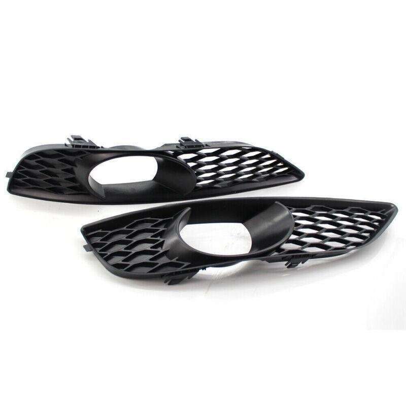 Fit For AUDI Q7 S-Line 2010-15 Left &amp; Right Side Fog Light Grille Mesh Cover Set