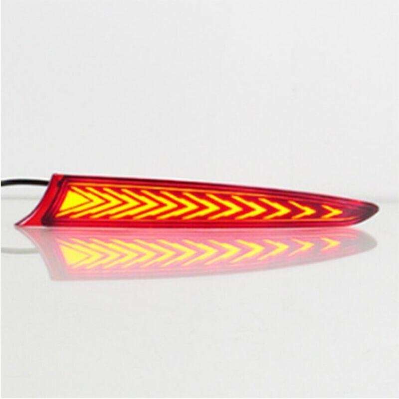 2x Rear Brake Taillight Bumper Reflector Lights For Chevrolet Monza RS 2019-24 B