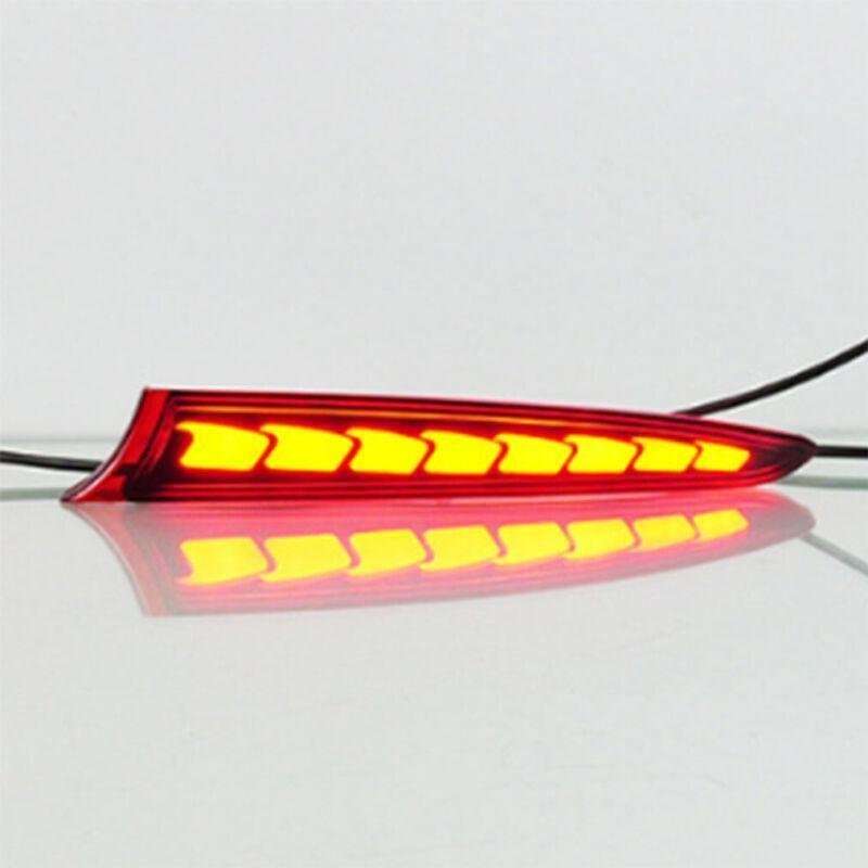 2x Rear Brake Taillight Bumper Reflector Lights For Chevrolet Monza RS 2019-24 A