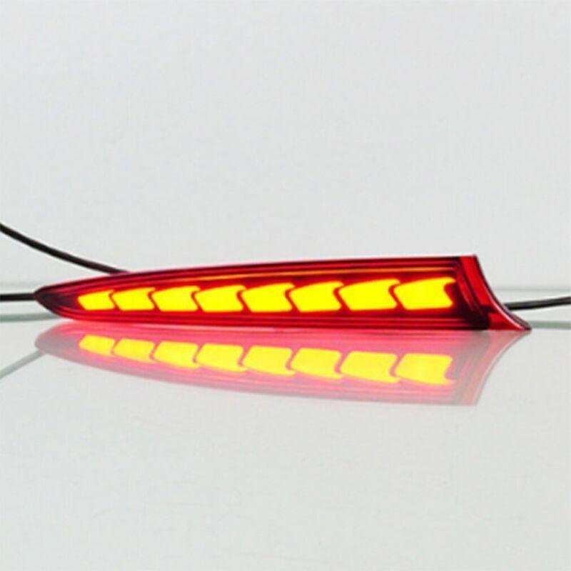 2x Rear Brake Taillight Bumper Reflector Lights For Chevrolet Monza RS 2019-24 A