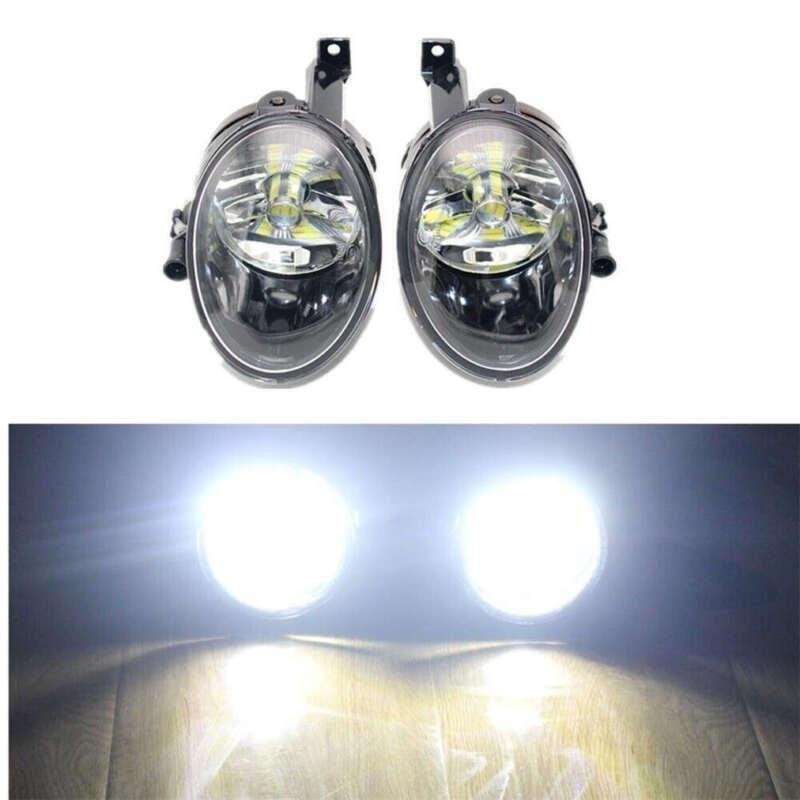 For Volkswagen VW Golf Jetta MK6 Tiguan Caddy Fog Lights Front Bumper Lamps Pair