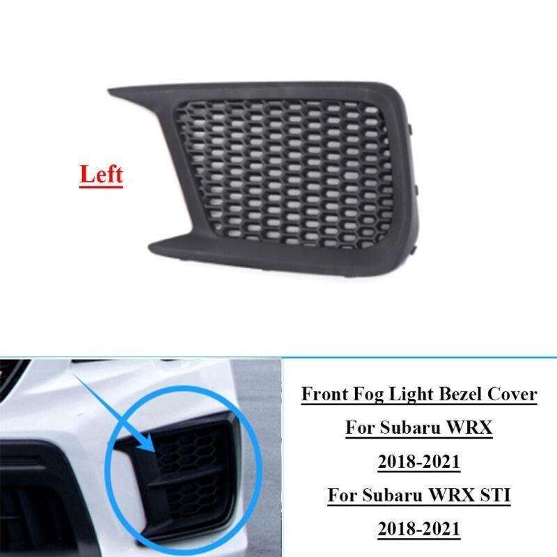 Front Bumper Cover Bezel Fog Light Lamp Grille For Subaru WRX STI 18-21 Left