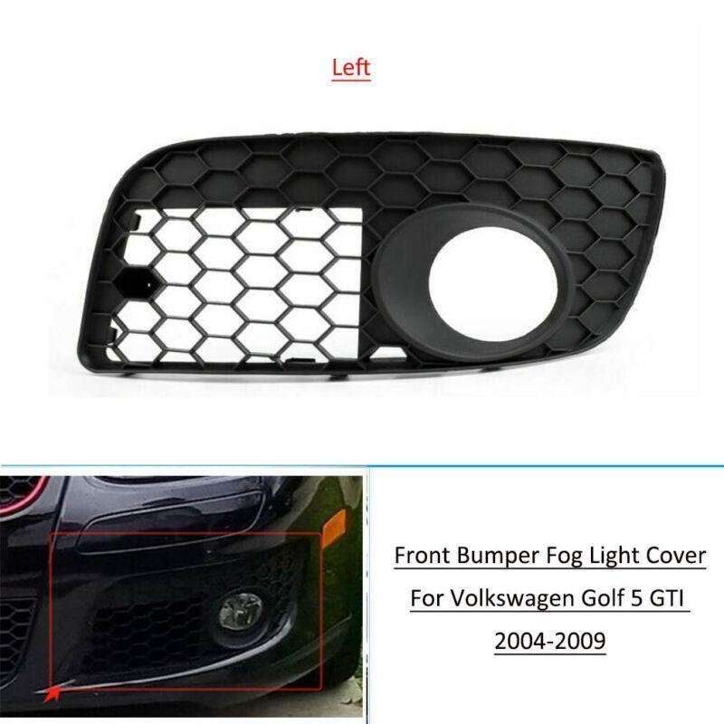 Left Front Bumper Fog Light Mesh Cover Grille For VW Golf GTI MK5 2004-2009