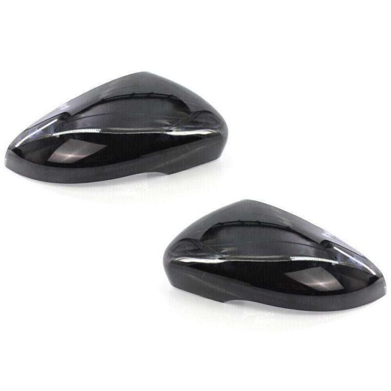 L&amp;R Gloss Black Wing Rearview Mirror Cover Cap Set Fit for VW Golf MK6 2009-13