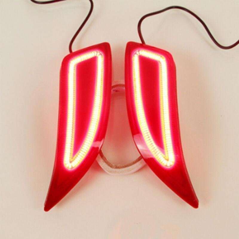 LED Rear Brake Taillight Bumper Reflector Light For Toyota Camry 15-17 Pair B