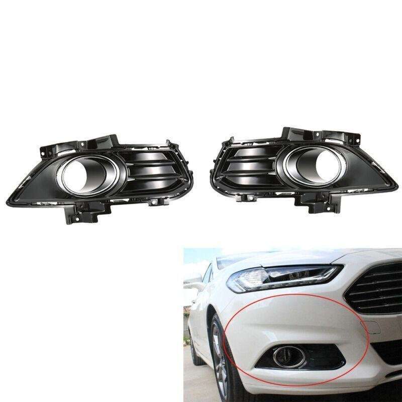 One Pair of Front Fog Light Lamp Cover Grille fit for Ford Mondeo 2013-2016