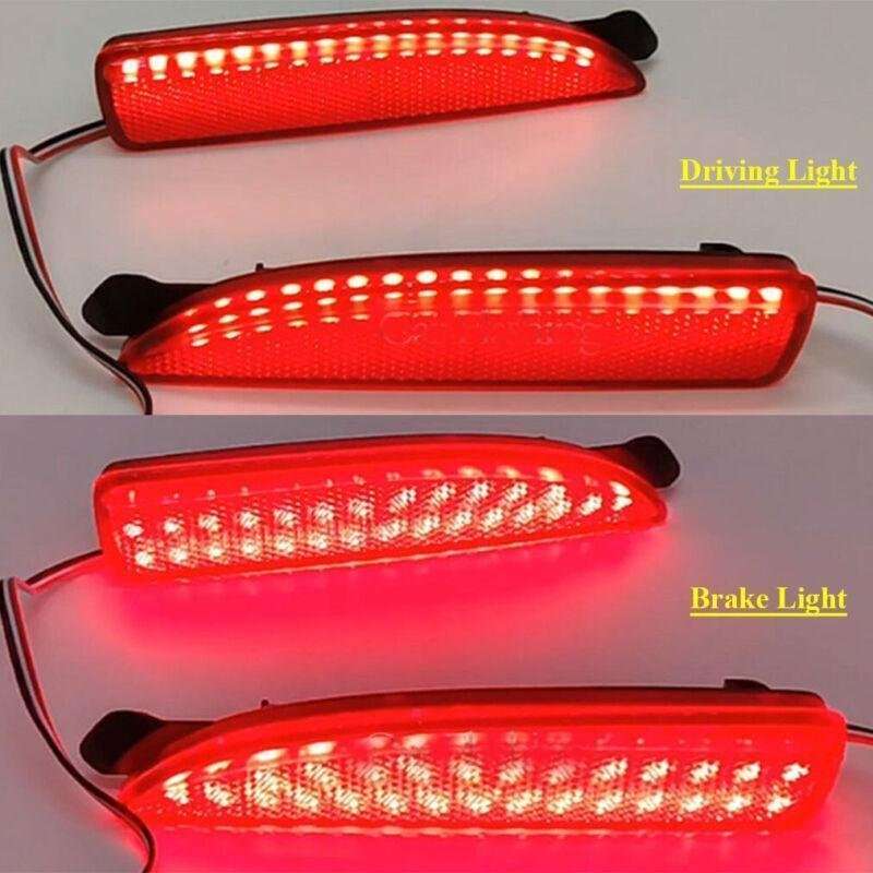 LED Rear Taillight Bumper Reflector Light For Mazda 3 Axela/ 5 / 6 Atenza Pair