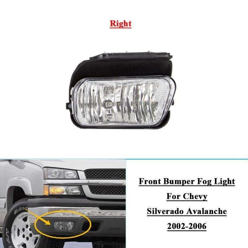 Front Bumper Fog Light For Chevy Silverado Avalanche 2002-2006 Right GM2593127