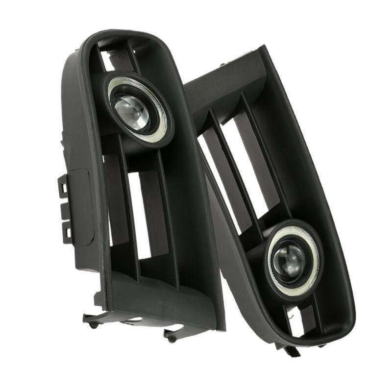 Fog Light Grille LED Angel Eyes fit for VW POLO 01-04