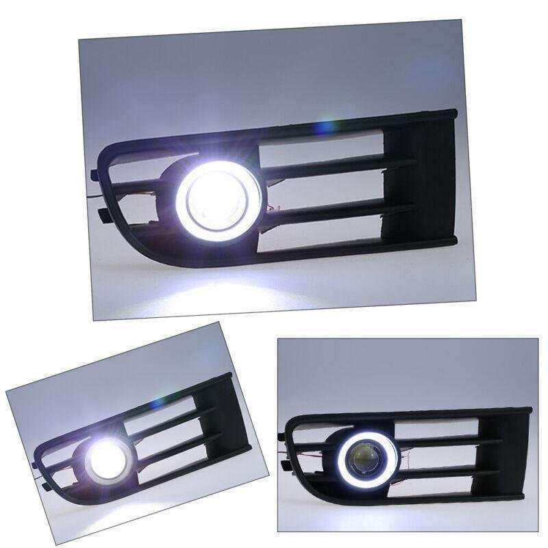 Fog Light Grille LED Angel Eyes fit for VW POLO 01-04