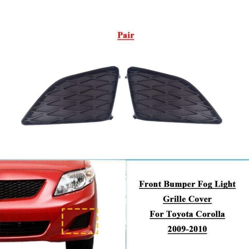 2x Front Bumper Fog Light Grille Cover For Toyota Corolla 09-10 LR 8148202080/90