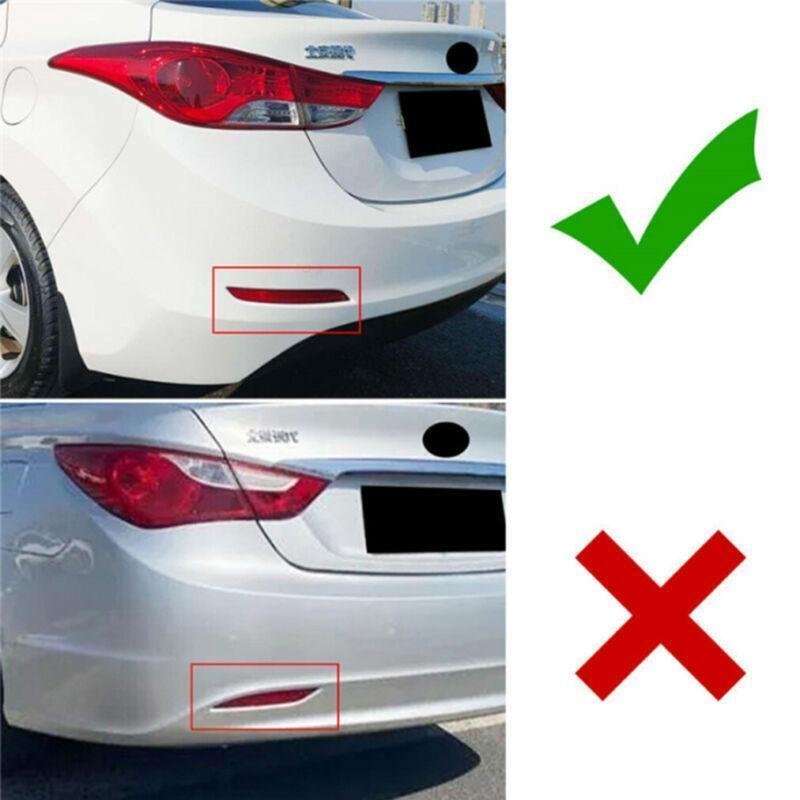 Rear Fog&amp;Brake Taillight Bumper Reflector Light For Hyundai Elantra 12-17 Pair A