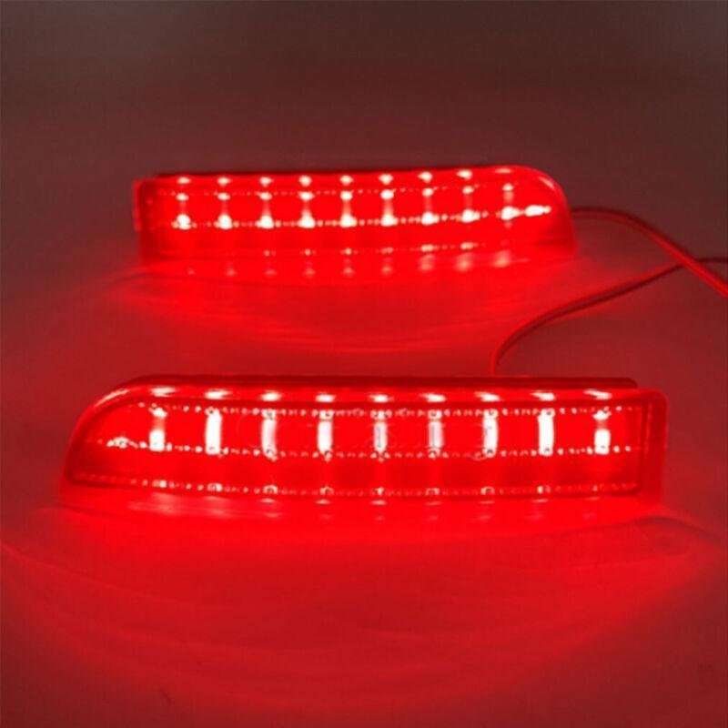 Rear Bumper Reflector Brake Lights For Toyota RAV4 06-12 Previa / Alphard Pair