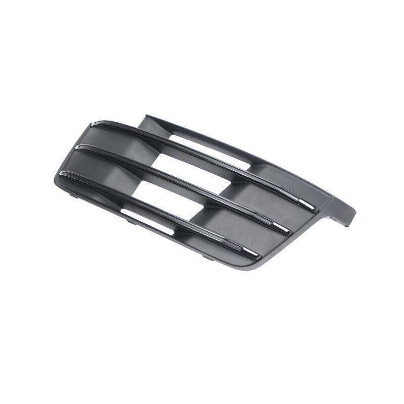 For Audi Q7 16-19 Front Bumper Left Fog Light Lamp Air Guide Grille Black Bezel