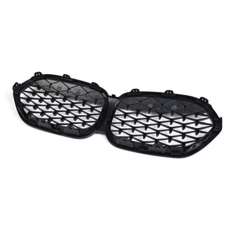 For BMW X1 F48 F49 LCI 2020-2023 Front Kidney Center Diamond Metor Grille Grill