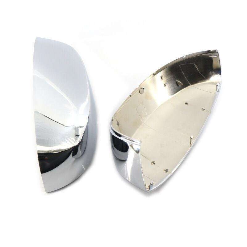 Chrome Mirror Cover Caps Fit 2007-2013 Chevrolet Silverado GMC Sierra Pair