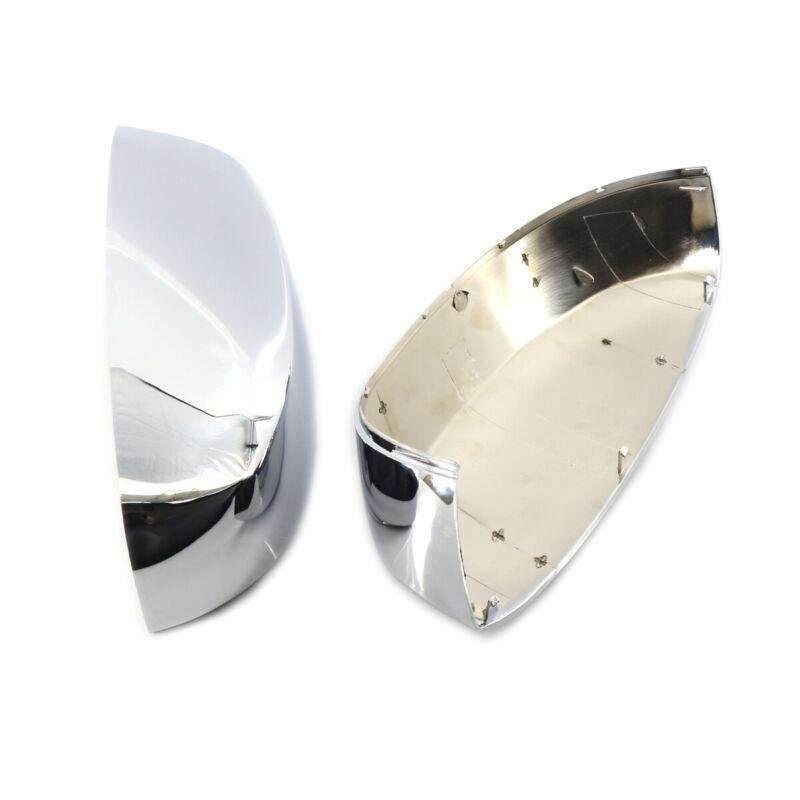 Chrome Mirror Cover Caps Fit 2007-2013 Chevrolet Silverado GMC Sierra Pair