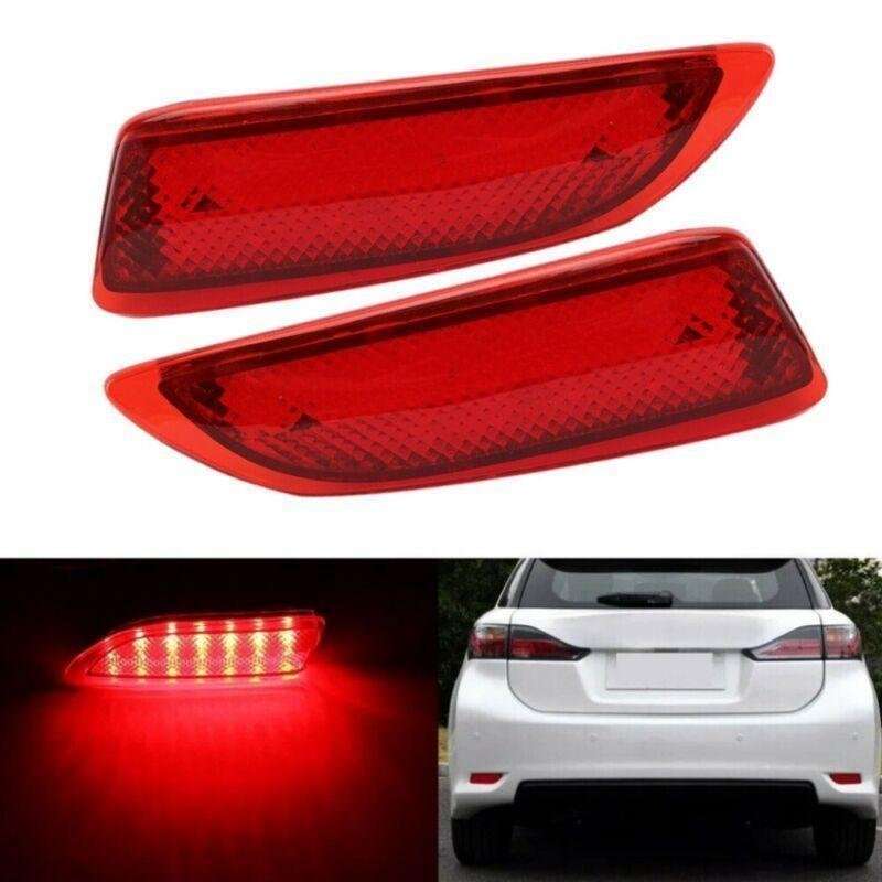 LED Rear Bumper Reflector Brake Lights Set For Toyota Corolla Lexus 2011-2013