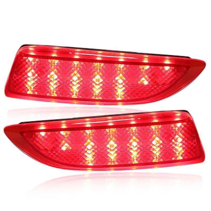 LED Rear Bumper Reflector Brake Lights Set For Toyota Corolla Lexus 2011-2013