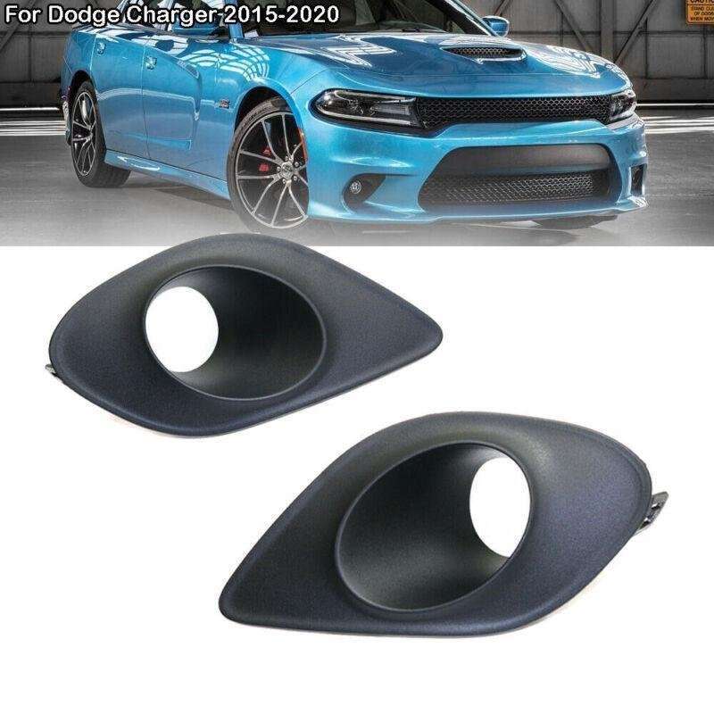 Bumper Fog Light Lamp Cover Bezel For Dodge Charger SRT 2015-20 Driver Passenger