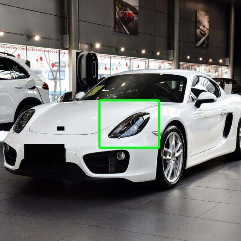 Left Headlight Lens Headlamp Cover Cap For Porsche Boxster Cayman 981 2014-2016