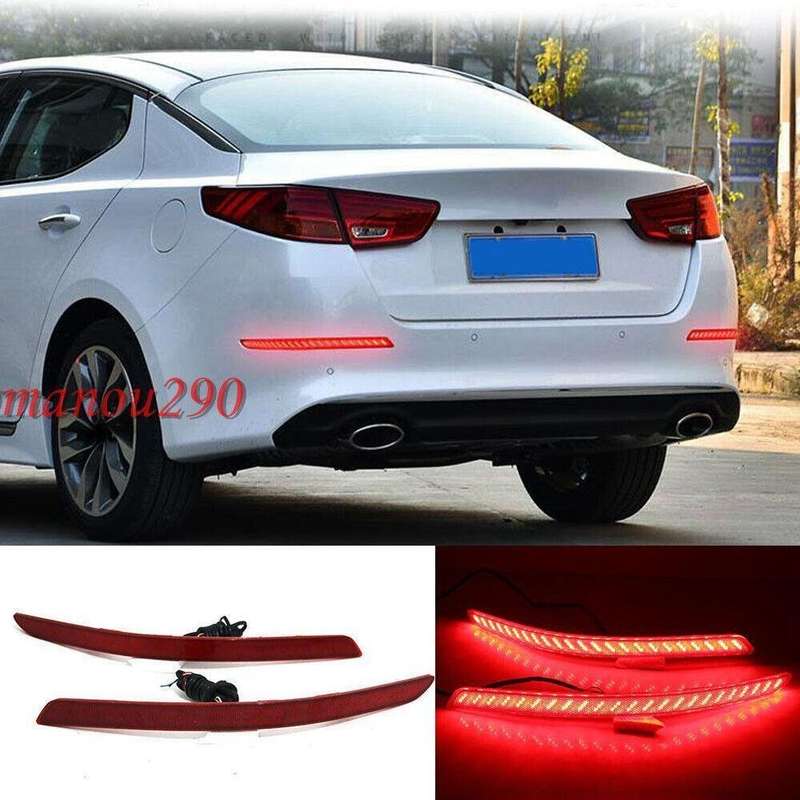 For Kia Optima K5 2014 2015 LED Rear Fog lights/ Brake Lights/ Turn Lights 2pcs