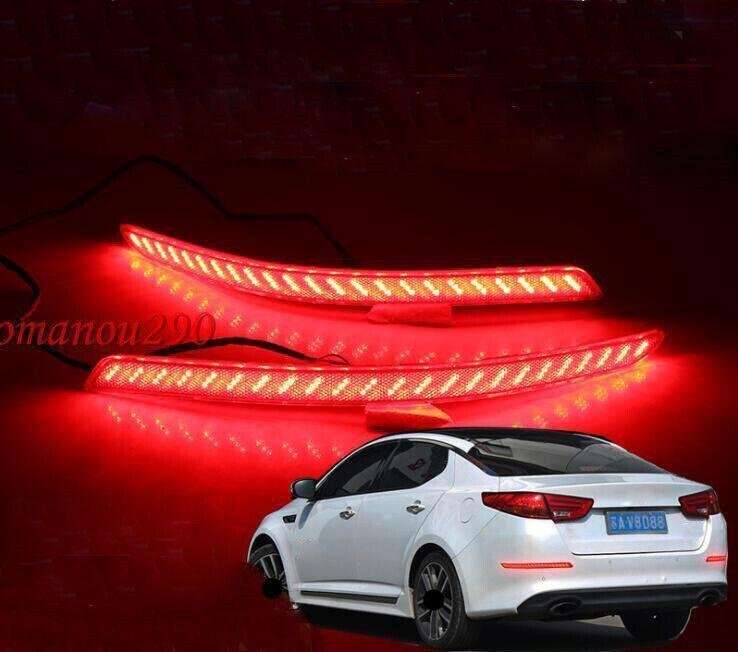 For Kia Optima K5 2014 2015 LED Rear Fog lights/ Brake Lights/ Turn Lights 2pcs