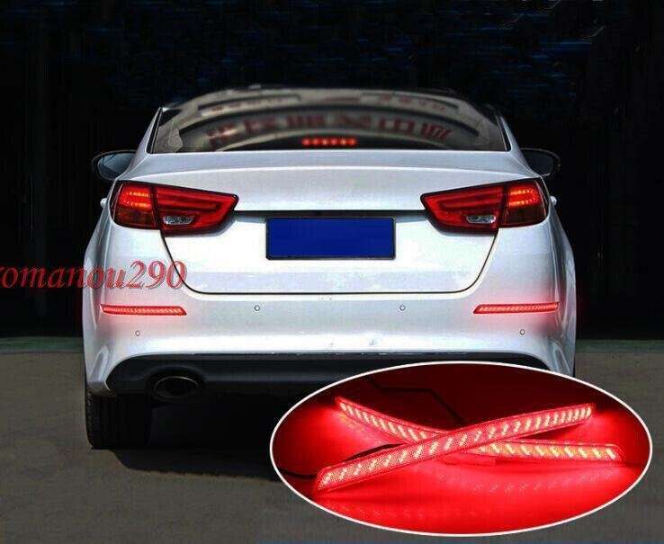 For Kia Optima K5 2014 2015 LED Rear Fog lights/ Brake Lights/ Turn Lights 2pcs