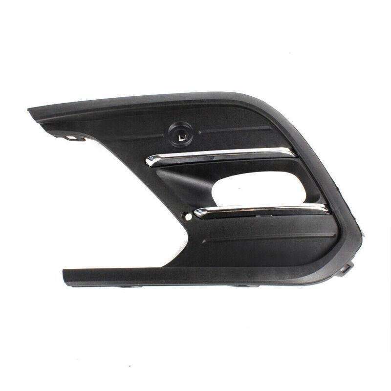 Front Bumper Fog Light Grille Cover For Volkswagen VW Polo 2021-23 Left Chrome