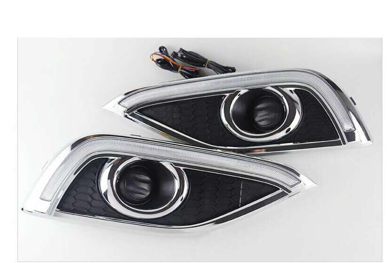 For Honda CRV CR-V 2012-2014 Led Front Bumper Fog Light White Color Light Guide
