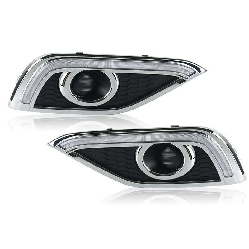 For Honda CRV CR-V 2012-2014 Led Front Bumper Fog Light White Color Light Guide
