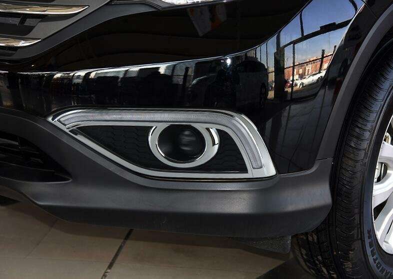 For Honda CRV CR-V 2012-2014 Led Front Bumper Fog Light White Color Light Guide