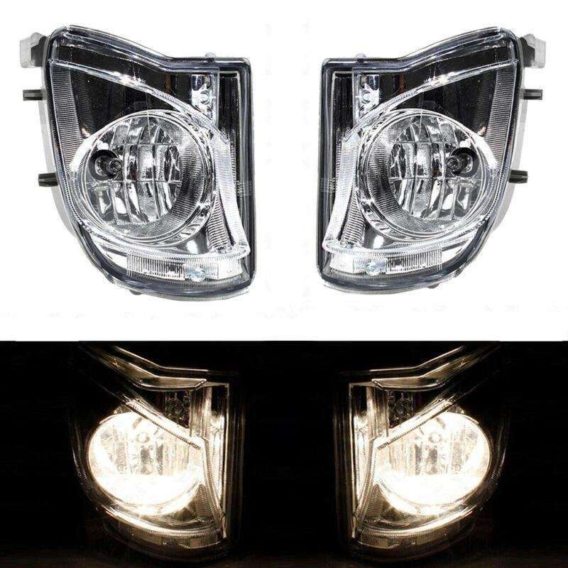 For 2006-2010 Lexus IS250 IS350 Clear Lens Fog Lights Bumper Lamps w/Bulb Pair